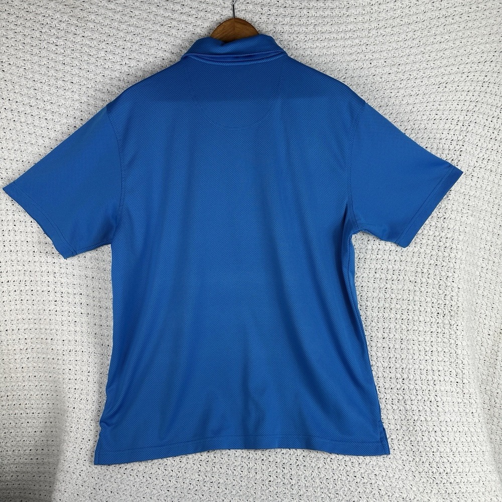 Bolle Blue Polo Shirt Mens Large Athletic Golf Performance Short Sleeve - Picture 3 of 5